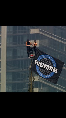 Not everyone just attends. Some help raise the flag. Join FuelForm today! 🏁 LINK IN BIO!  #donttrythisathome #carcommunity #j...