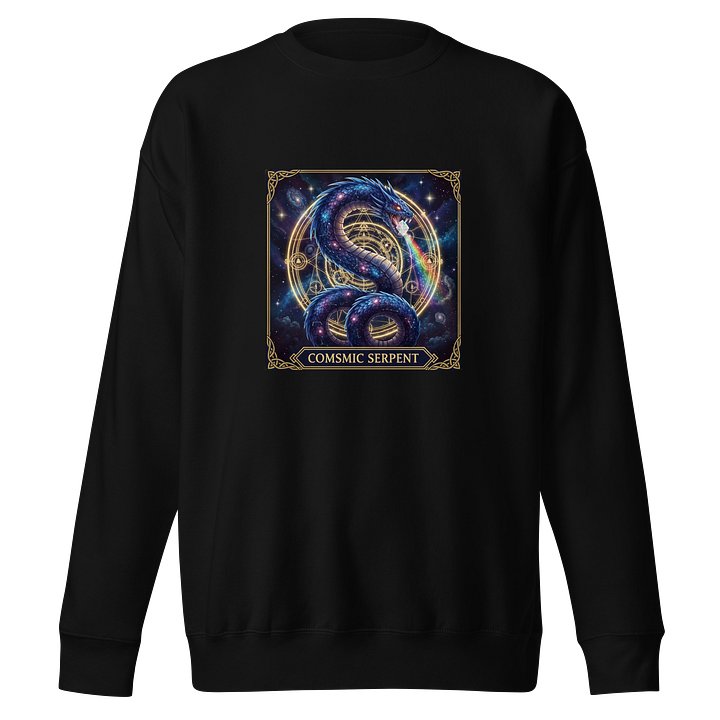 Cosmic Serpent Rainbow Sweatshirt product image (1)
