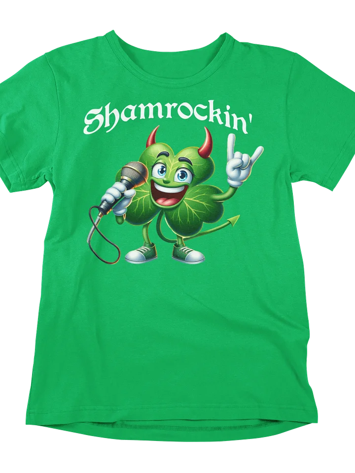 Shamrockin' Rockstar Tee: Unleash Your Inner Irish Rock God! product image (1)