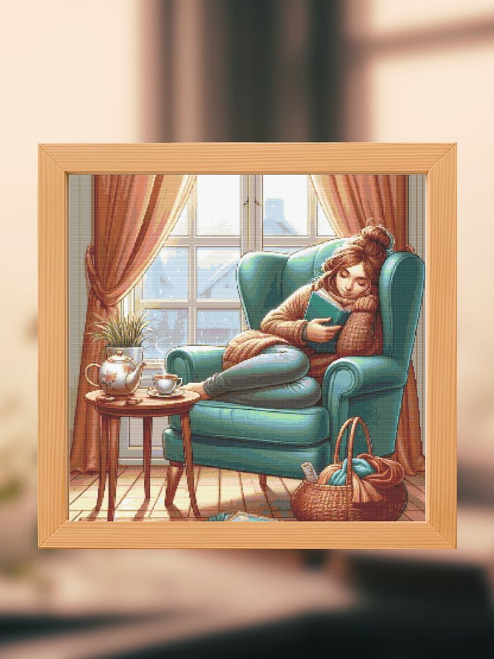 Drowsy Chapters Cross Stitch Pattern product image (1)