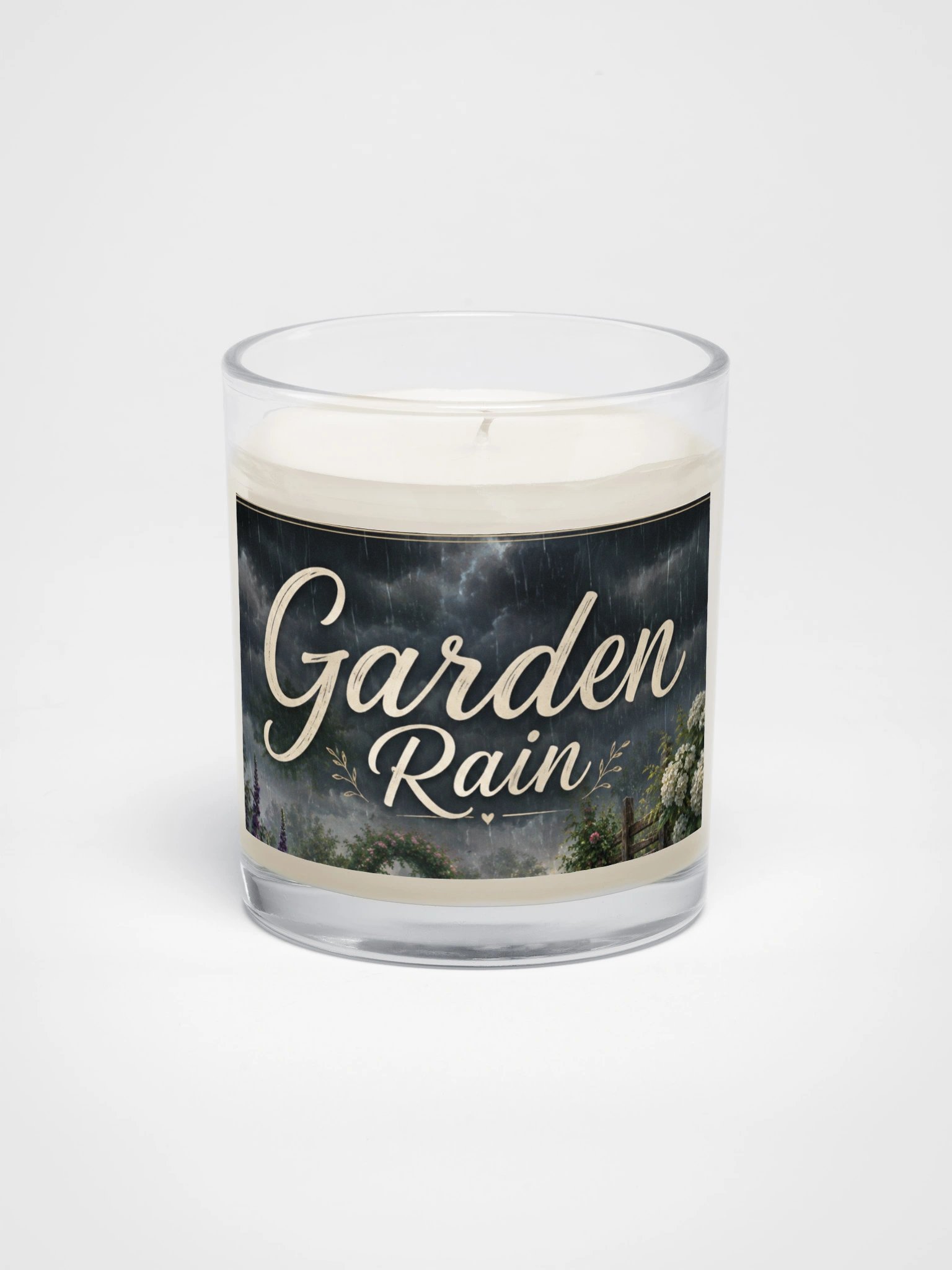 Garden Rain Soy Wax Candle (Natural Scent) product image (1)