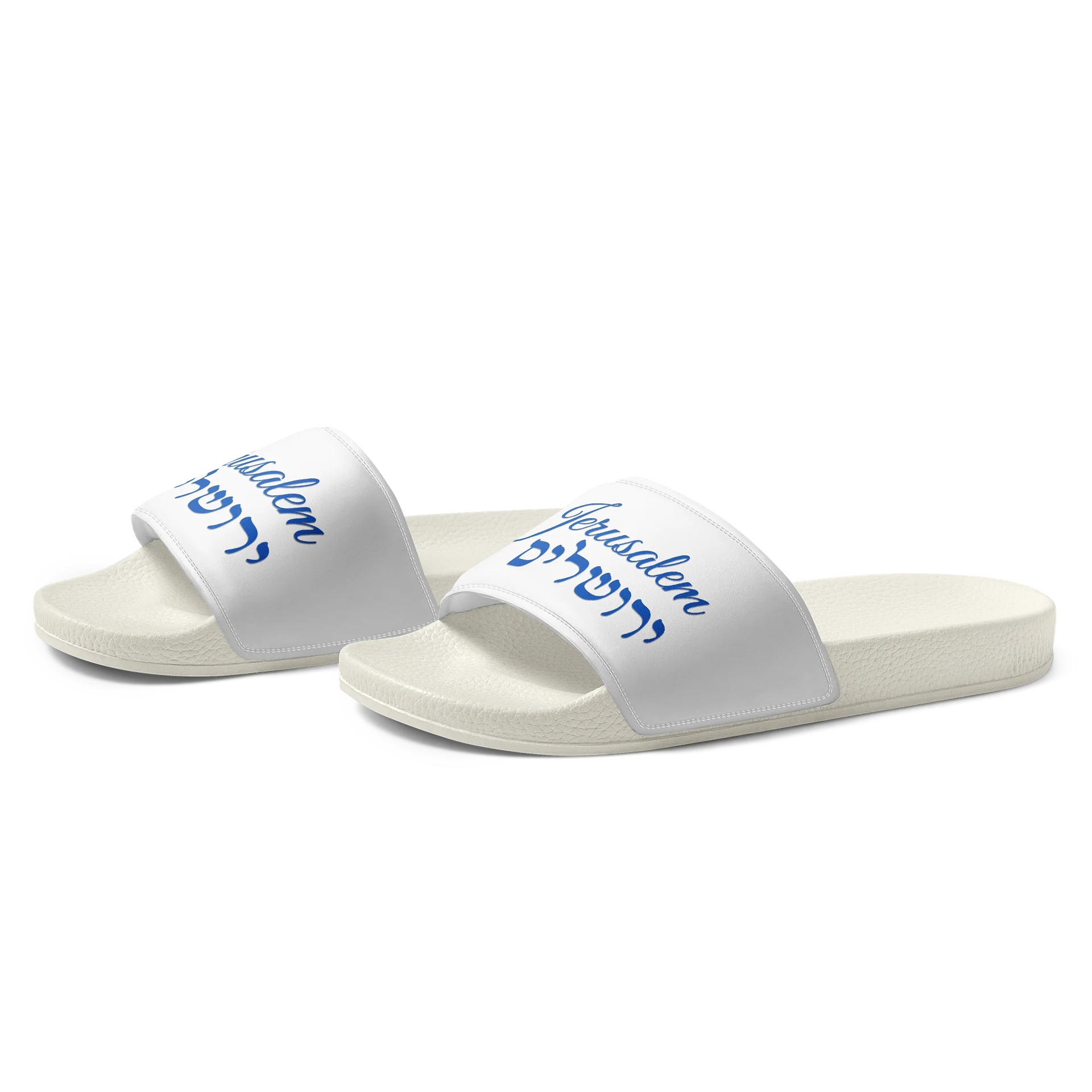 MEN'S JERUSALEM SLIDE SANDALS (Blue Letters) product image (3)