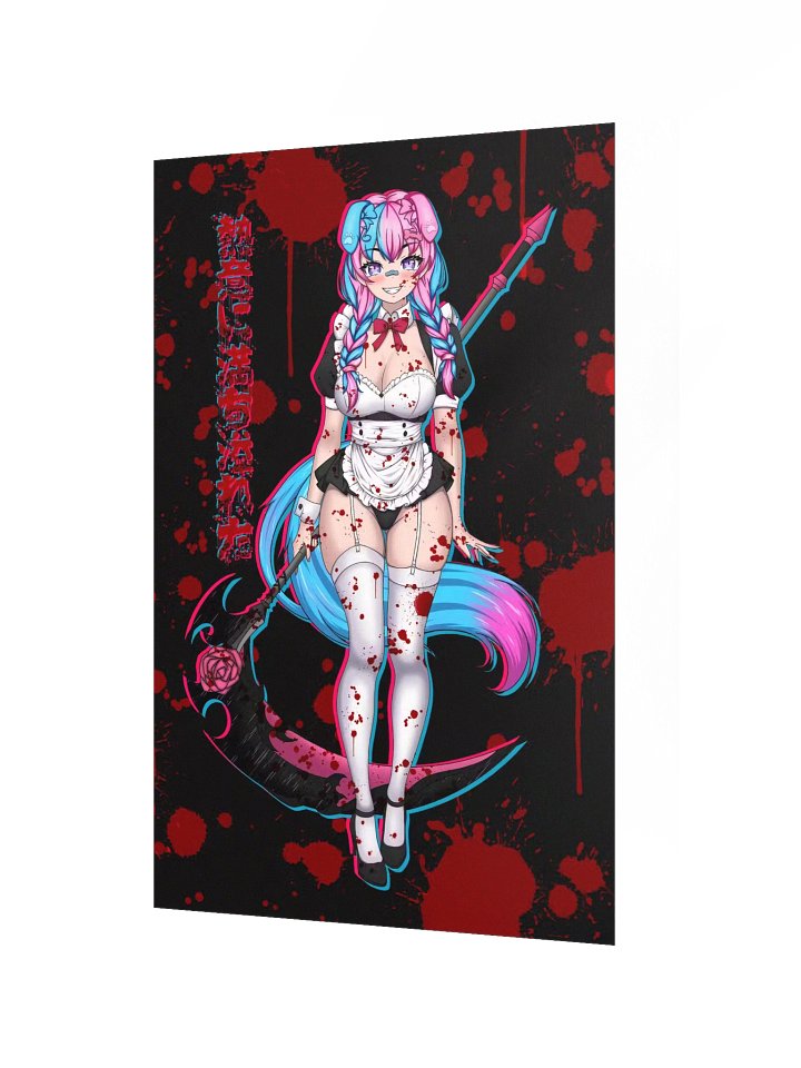 MooMoo Maid Scythe Poster (Black Dress) product image (2)