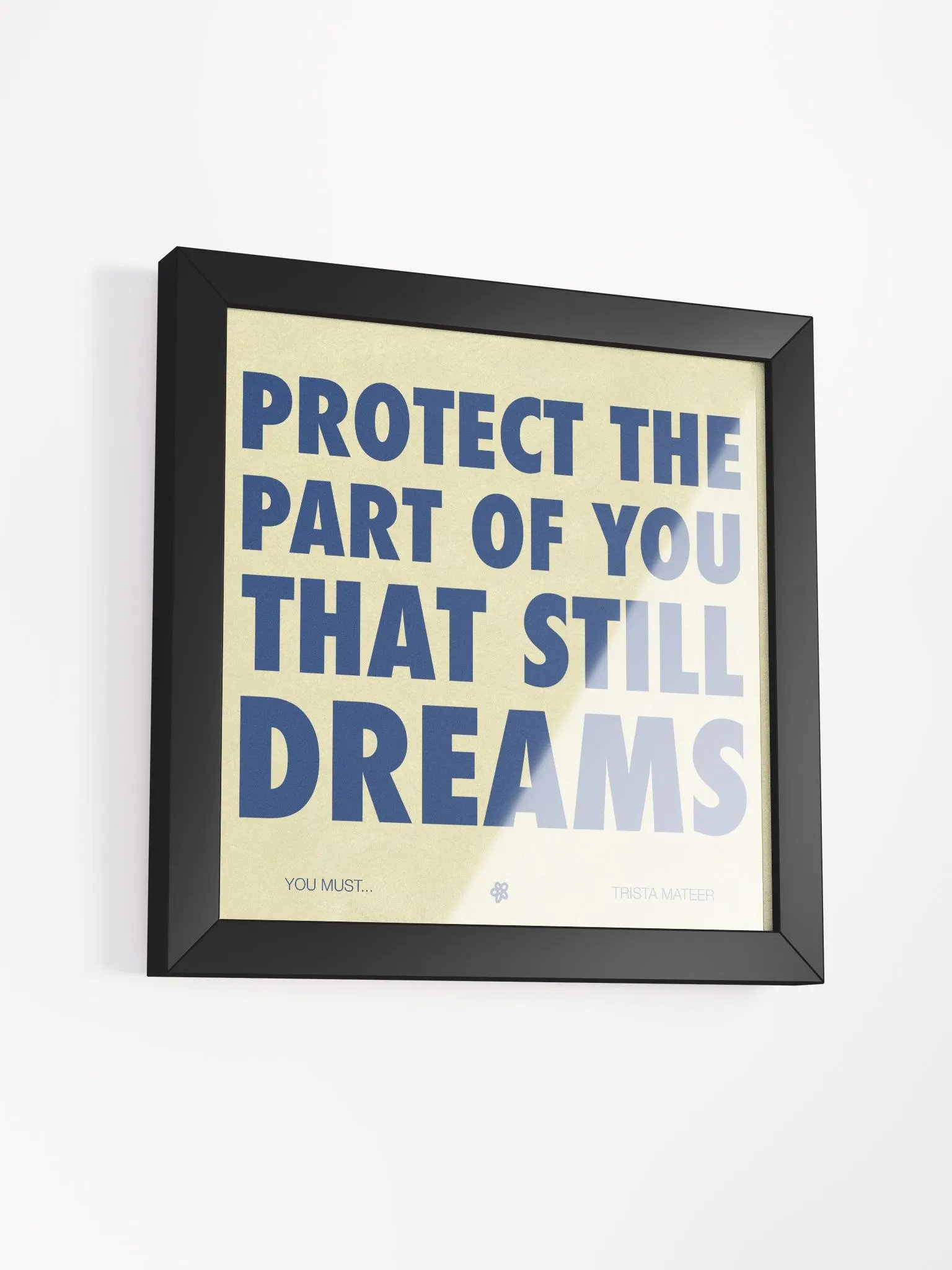 You Must 1 - Framed Art Print product image (3)
