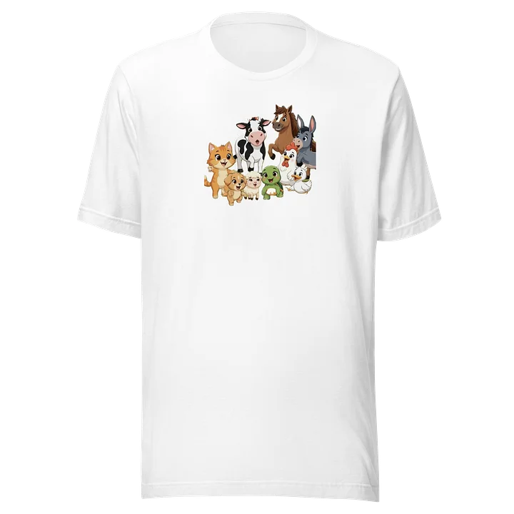 Women’s Nursery Rhyme Farm Animal T-shirt product image (1)