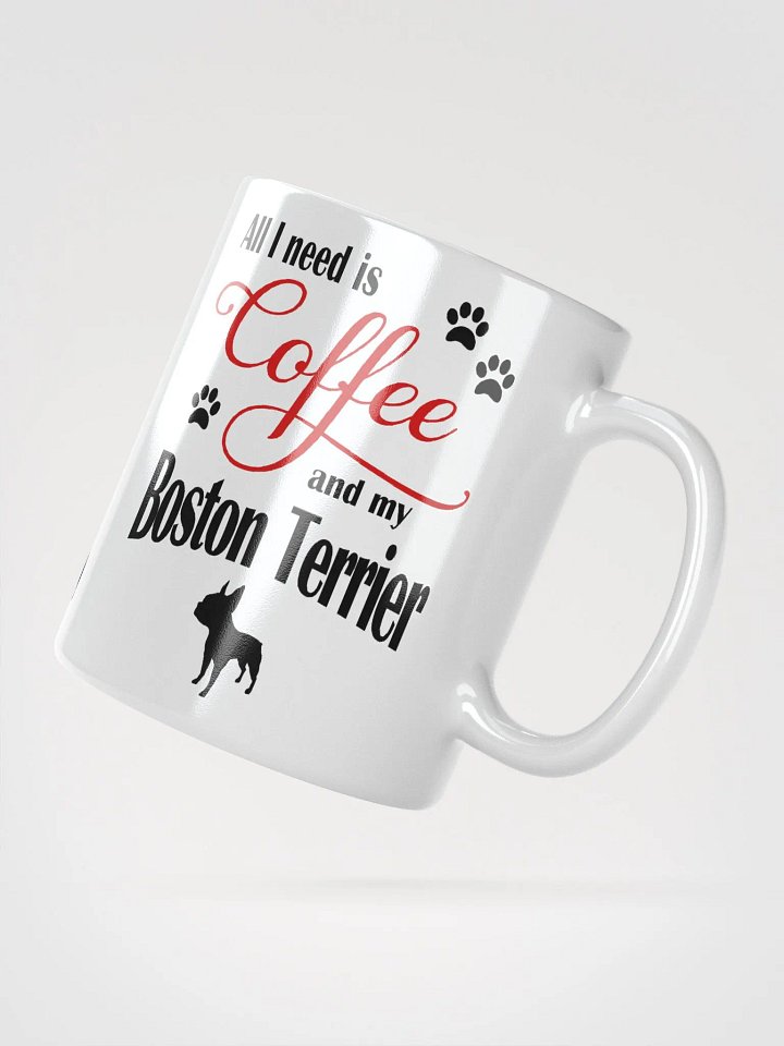 Coffee and my Boston Terrier Mug product image (2)