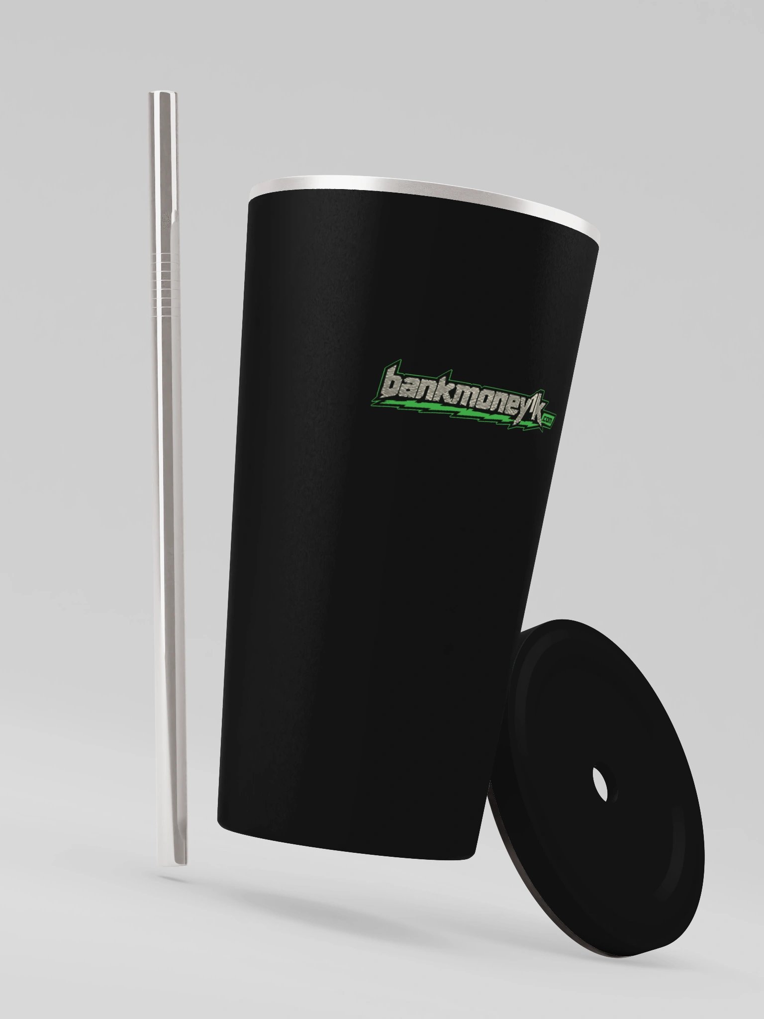 BM1K Signature Logo Insulated Tumbler with Straw — First Edition product image (24)