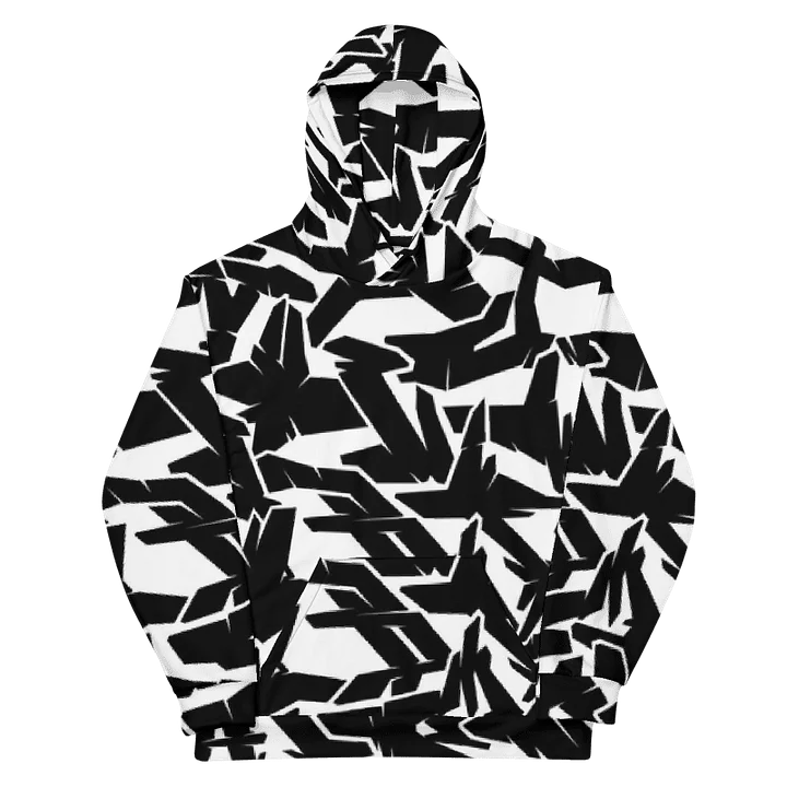 MALEREI LÁVINCI | BLACK/WHITE HOODIE product image (1)