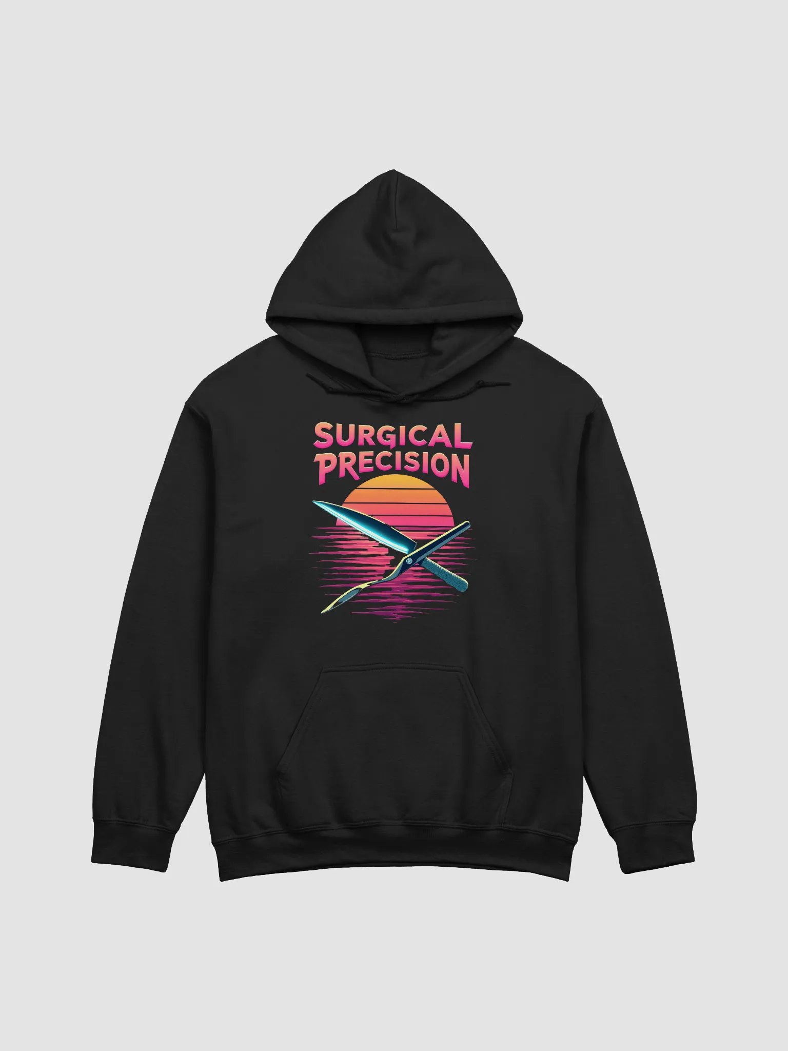 Sunset Scissors Neon Hoodie product image (2)