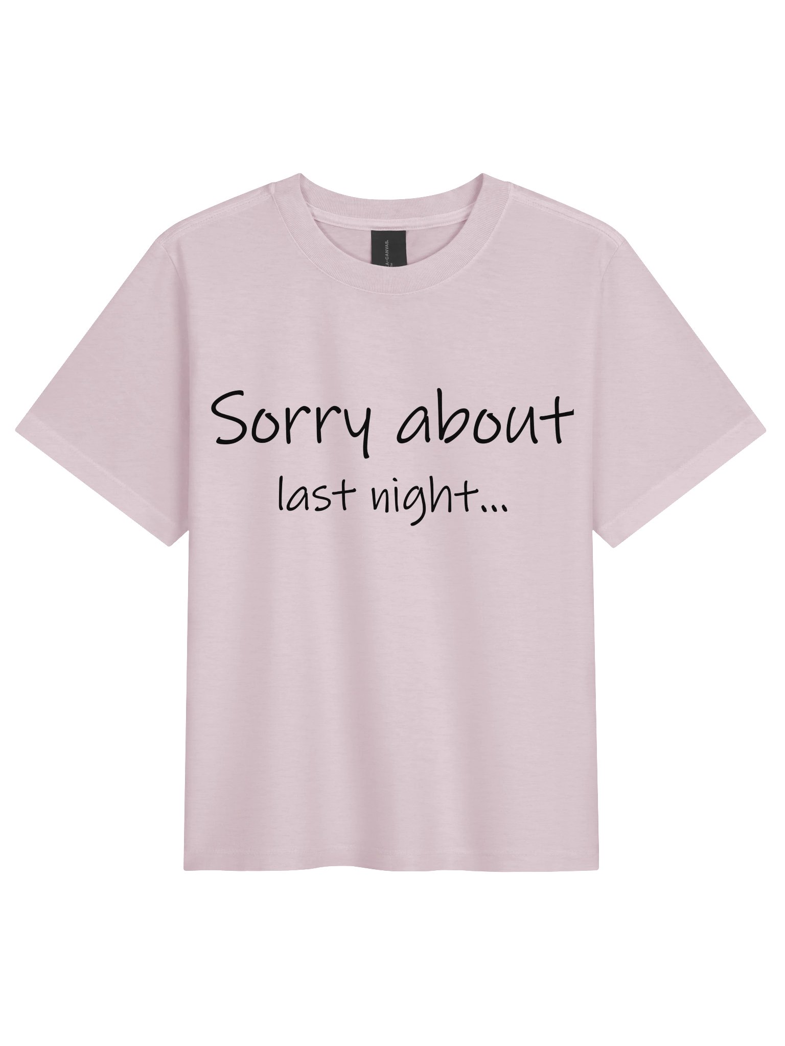 Sorry About Last Night Wm's Tee Lt. product image (3)