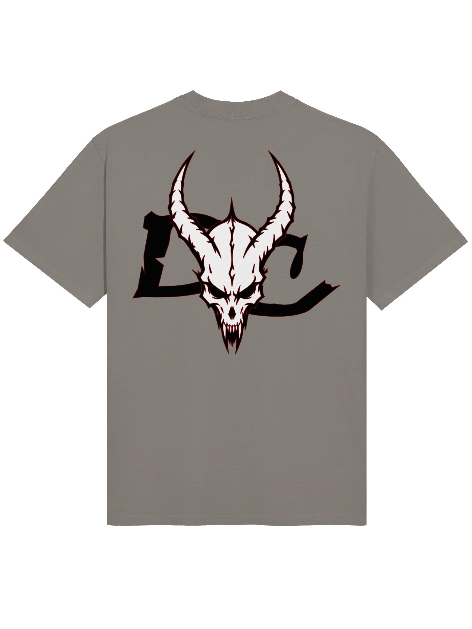Horned Skull Oversized Fade Tee product image (9)