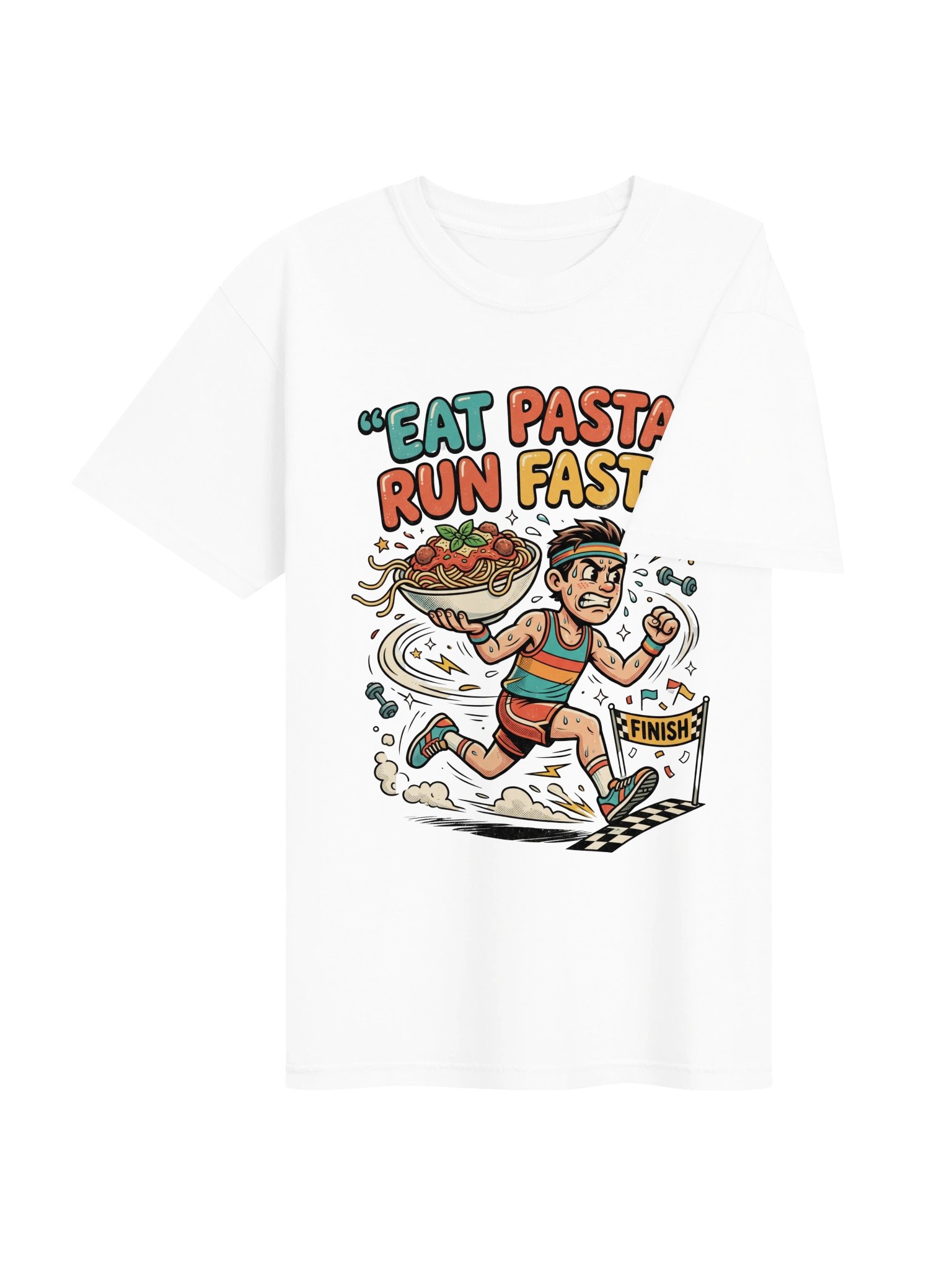 Eat Pasta, Run Fasta Tee product image (37)