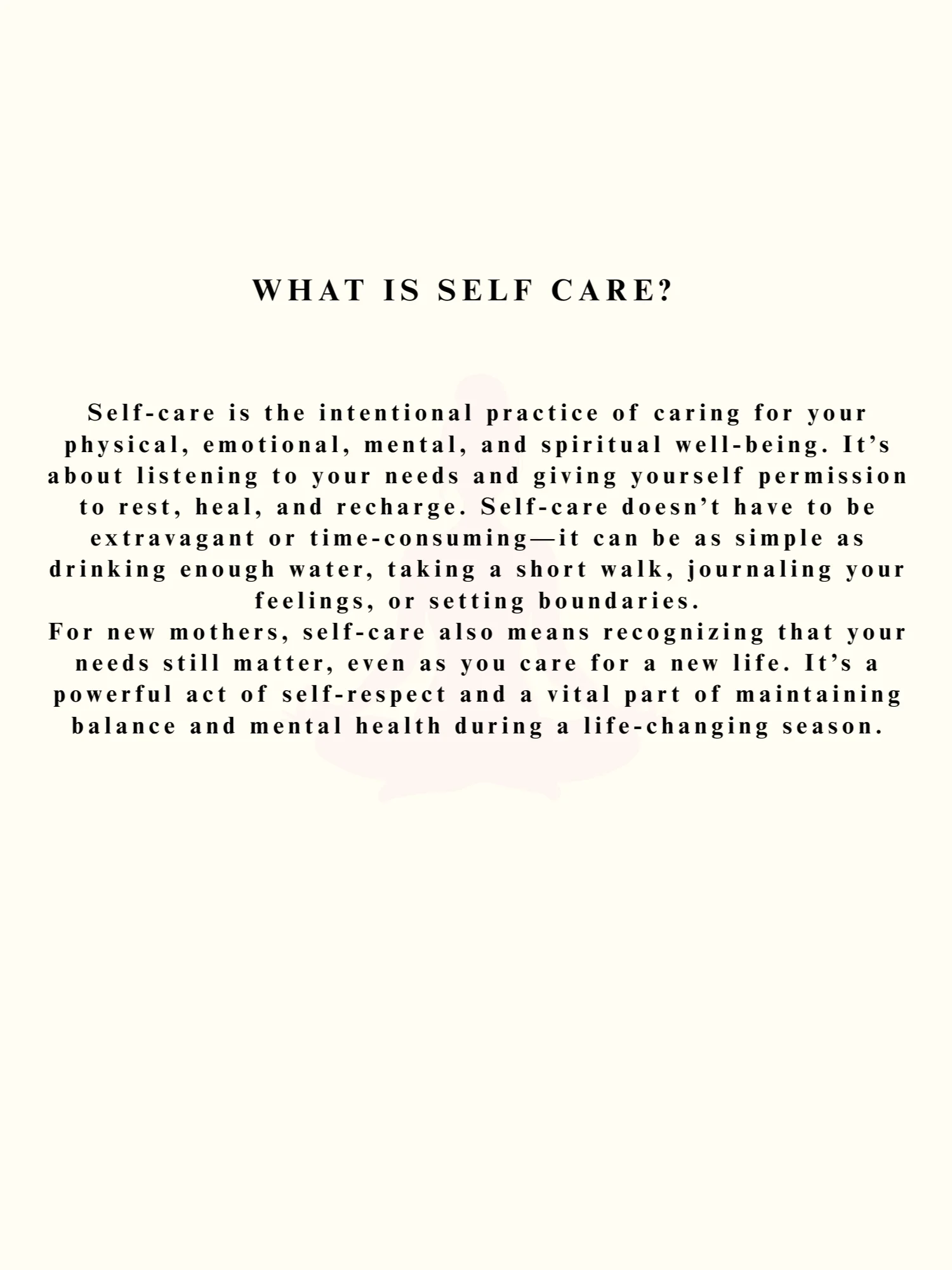 Nurturing You: A Self-Care Journal for New Moms product image (5)