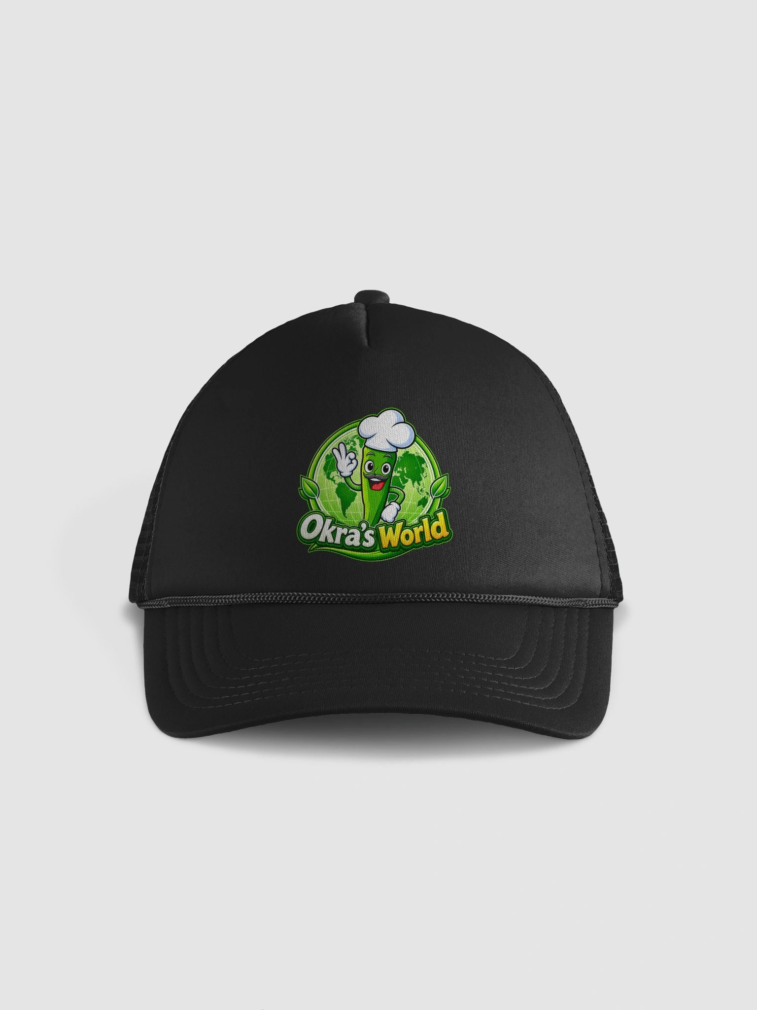 Okra's World Trucker Hat product image (1)