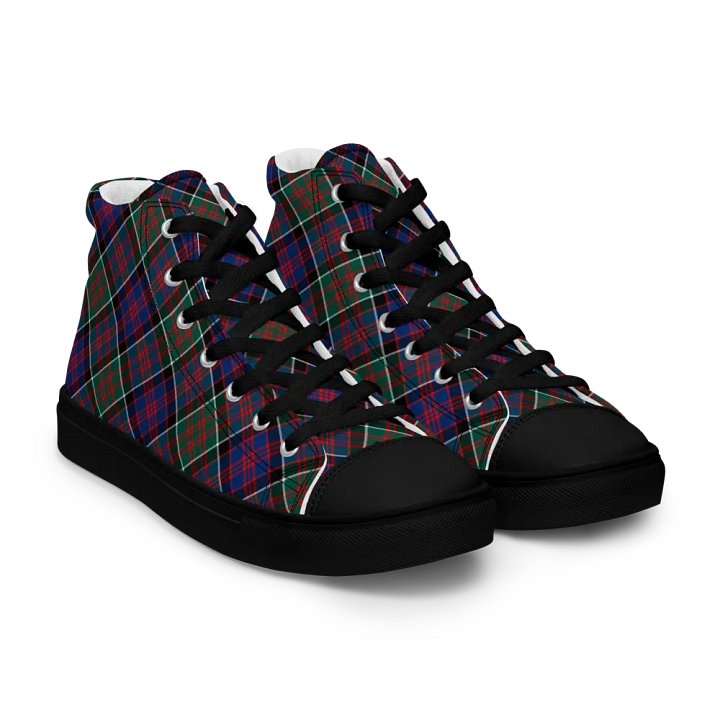MacDonald Clanranald Tartan Men's High Top Shoes product image (1)