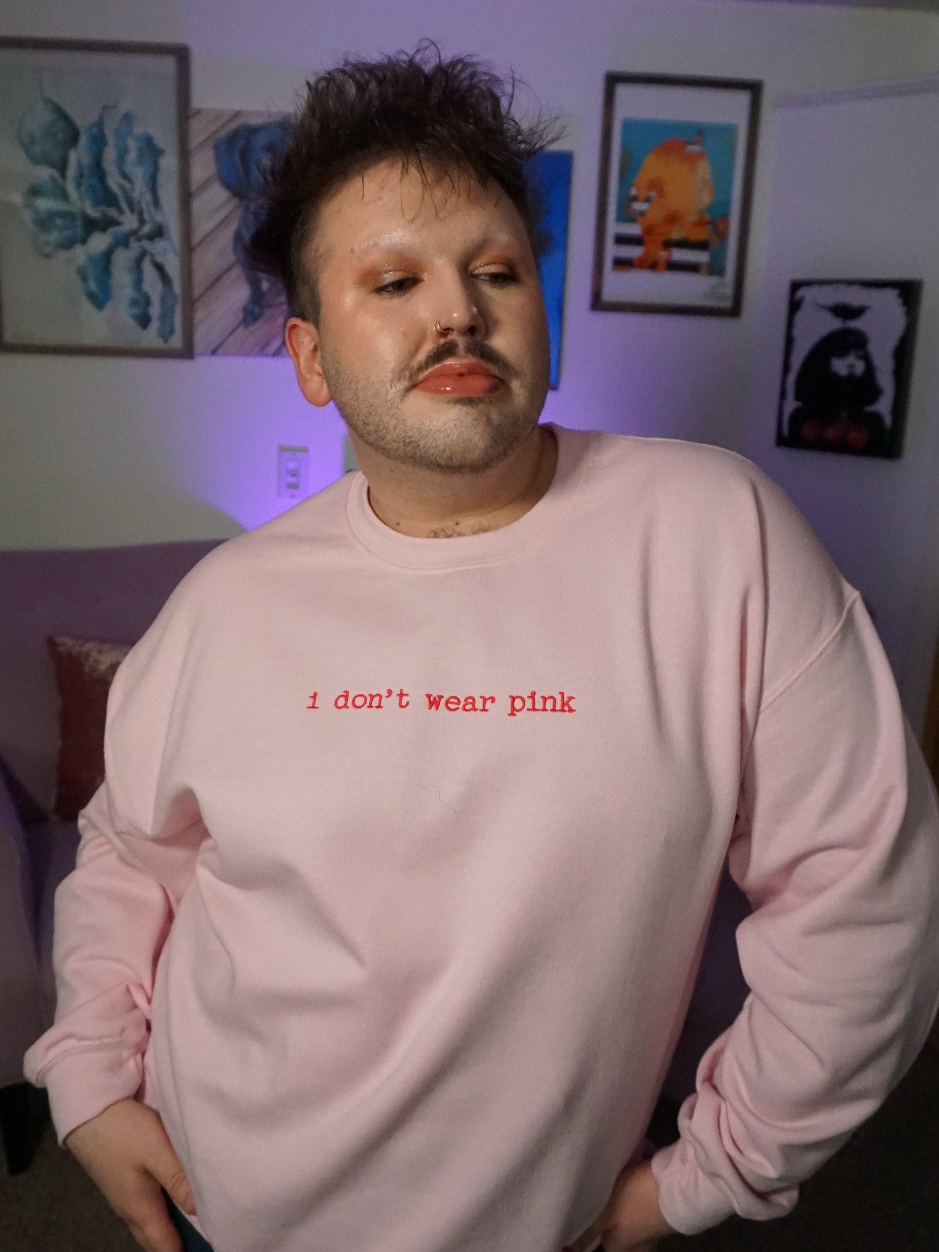 i don’t wear pink crew product image (4)