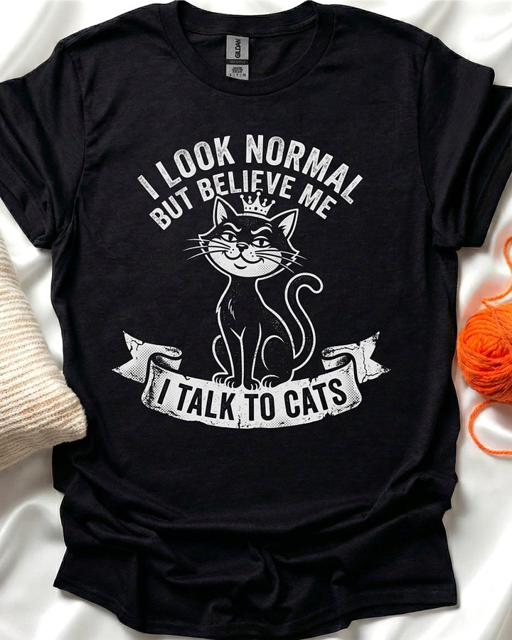 I Talk to Cats T-Shirt product image (1)