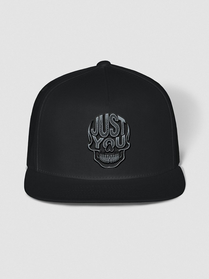 Checkerboard Skull Snapback Cap product image (6)