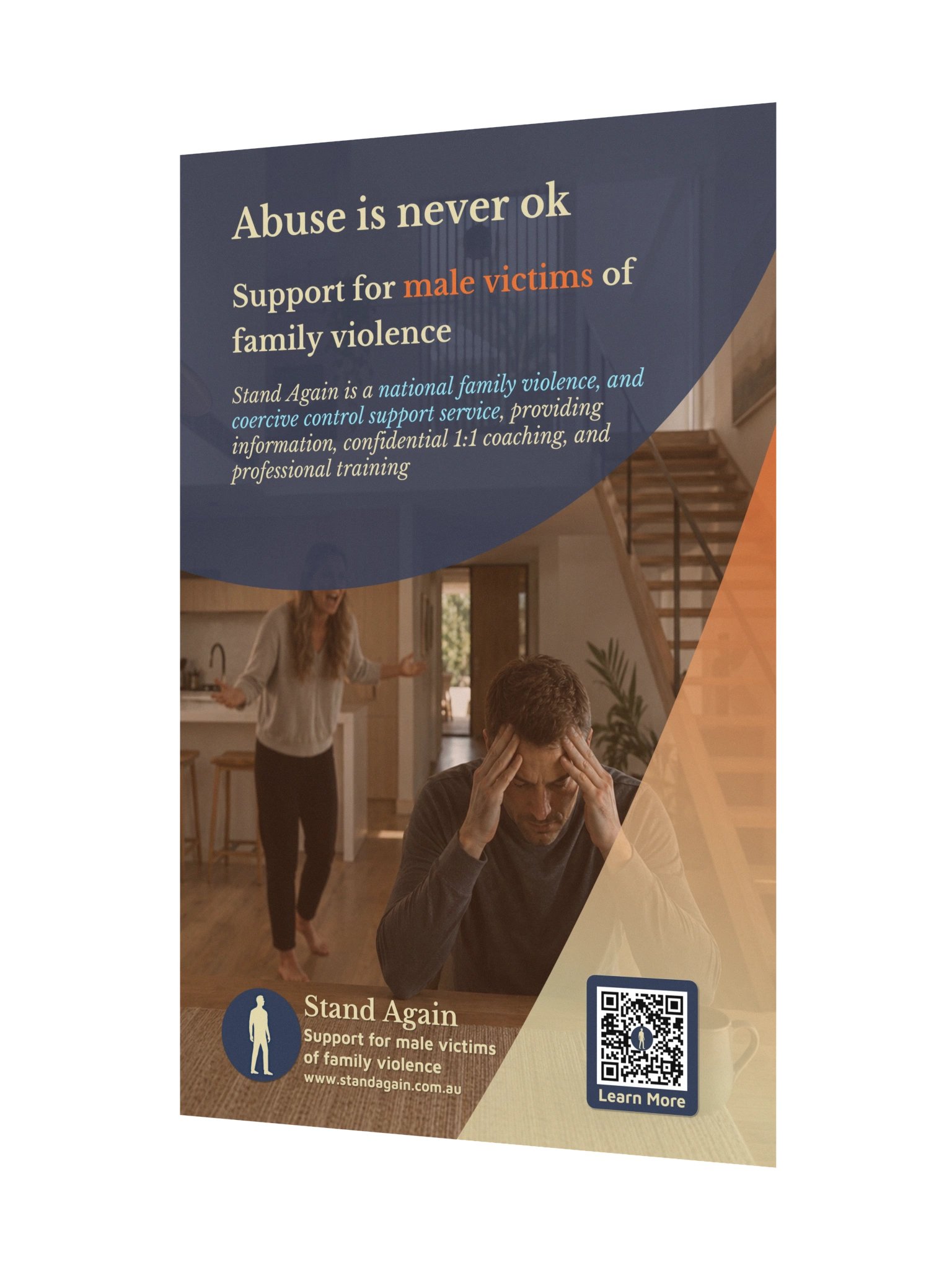 Poster H: "Abuse is never ok" product image (3)