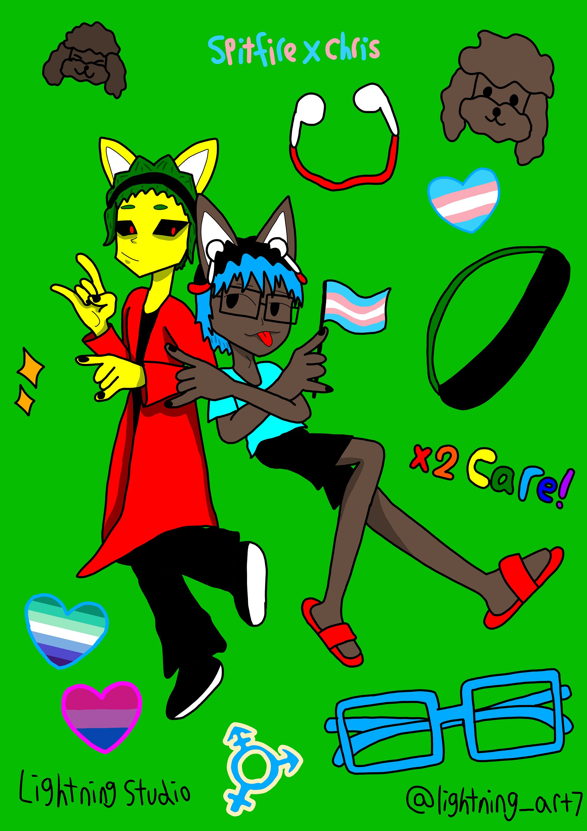 Spitfire X Chris sticker sheet product image (1)