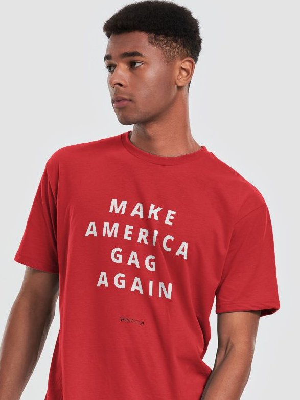 Make America Gag Again Funny Supersoft Slim Fit T-Shirt product image (2)