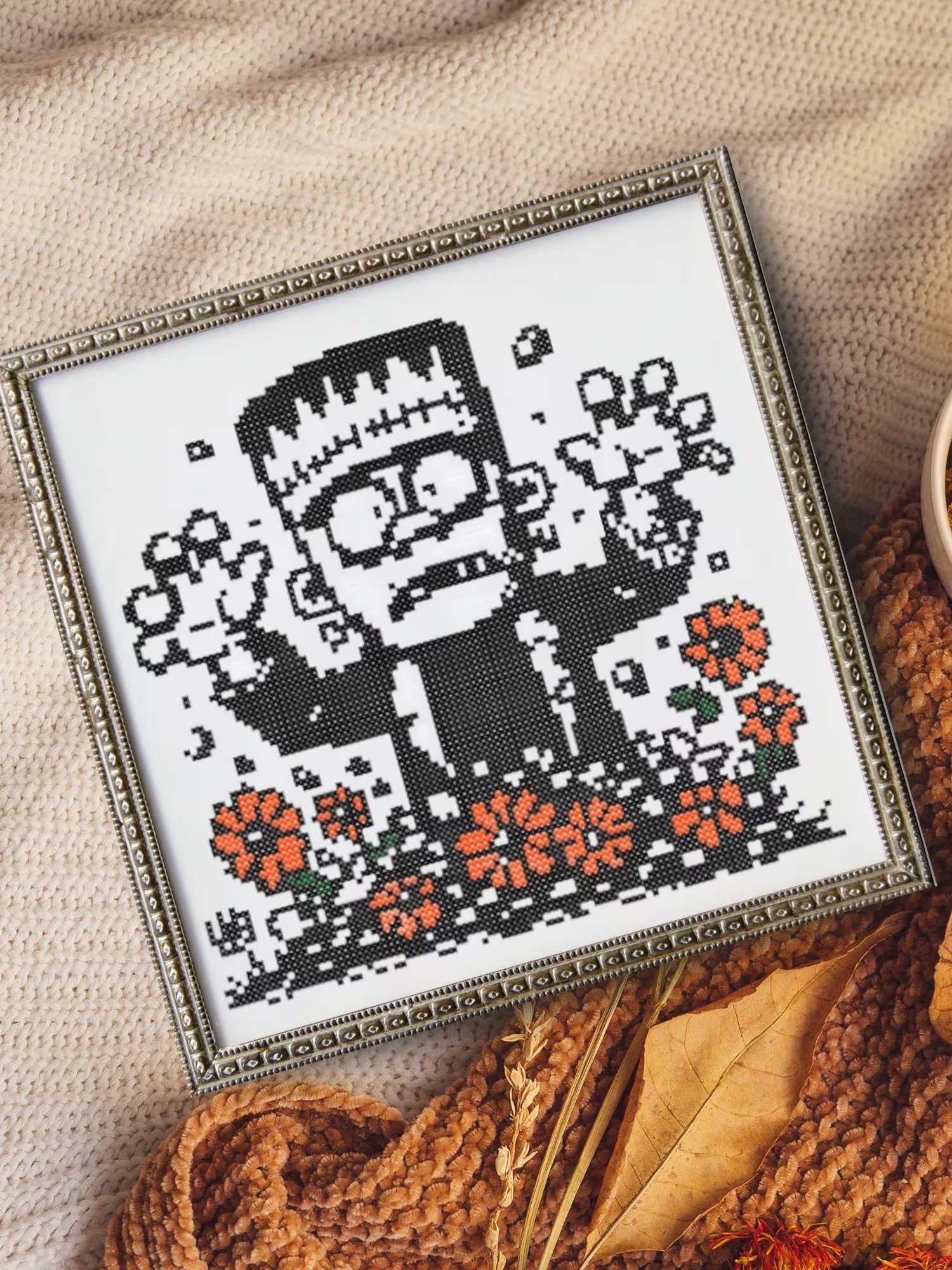 Frankenstein Rising Cross Stitch Pattern product image (5)
