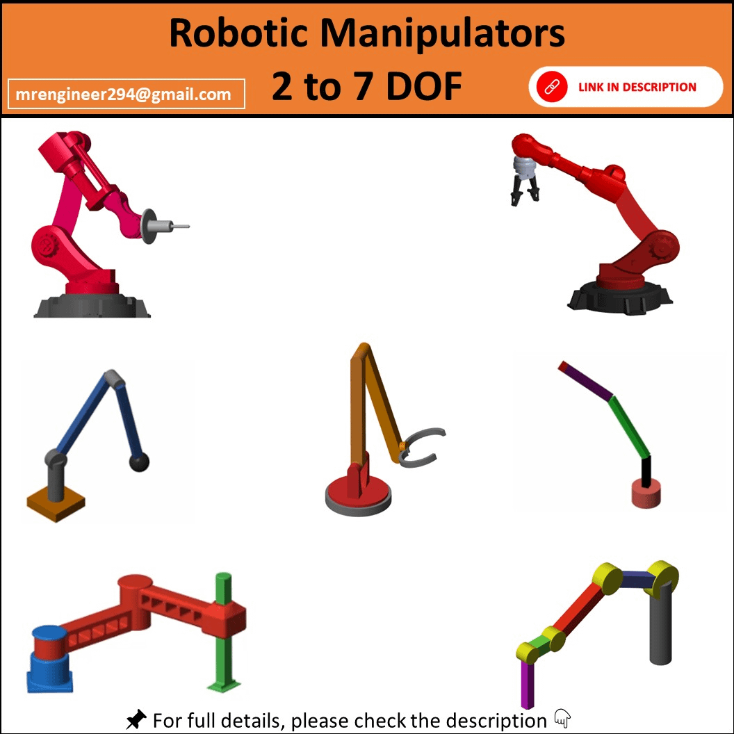 料 Robotic Manipulator Simulation Pack (2-DOF to 7-DOF) in MATLAB ...