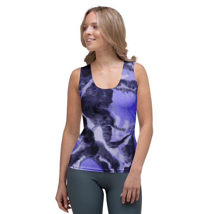 Purple Fluid Art Tank Top product image (1)
