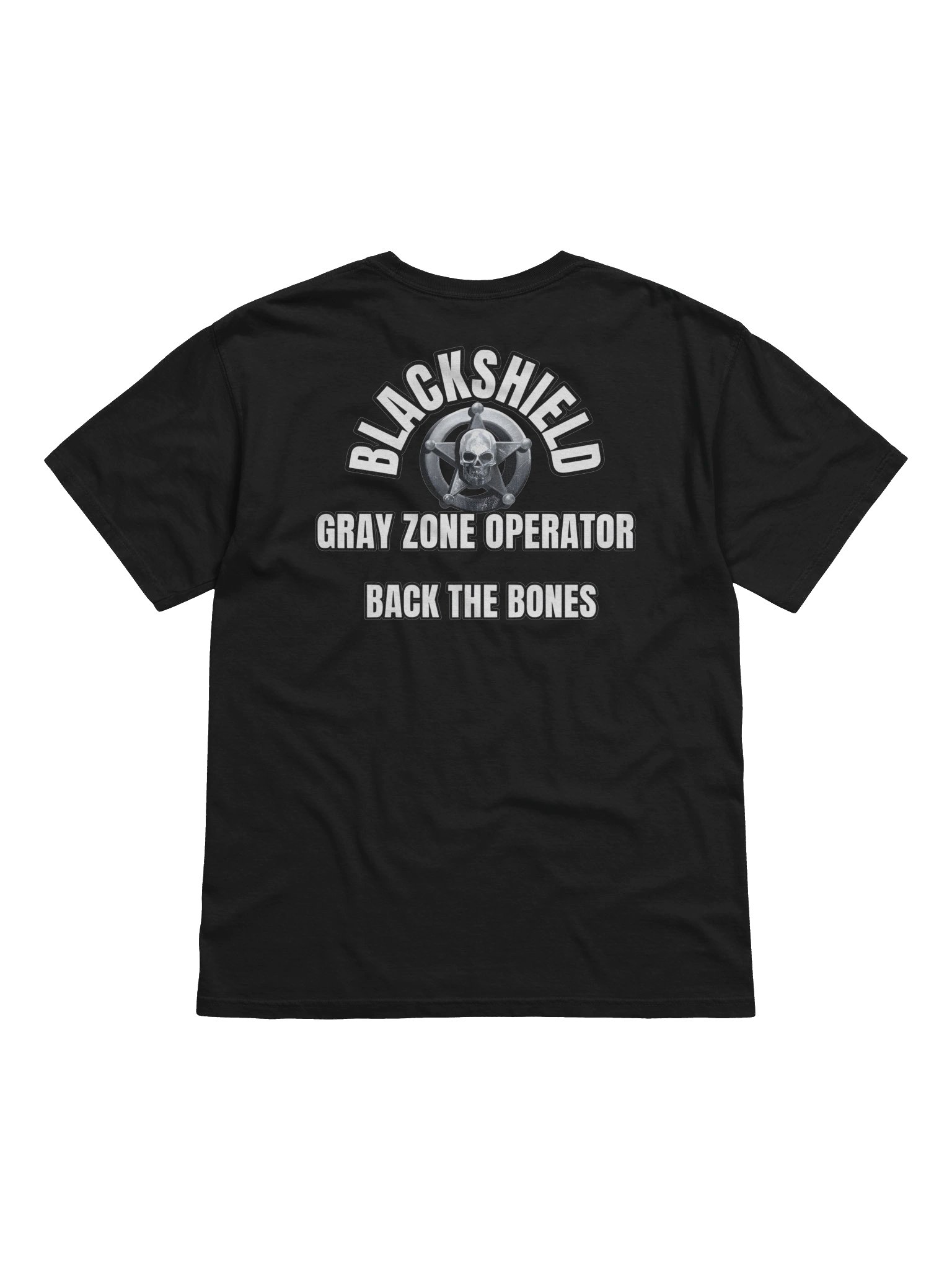 Gray Zone Operator Skull Badge T-Shirt product image (6)