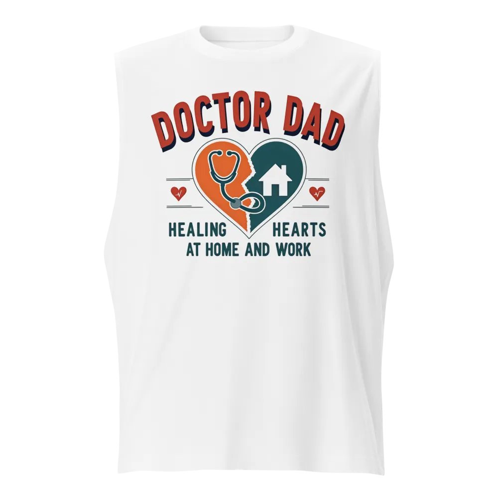 Doctor Dad Healing Hearts Muscle Tank product image (1)