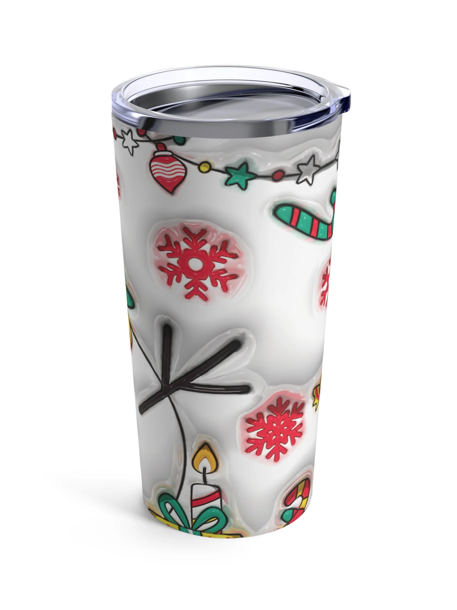 Happy Snowman Stainless Steel Tumbler product image (5)