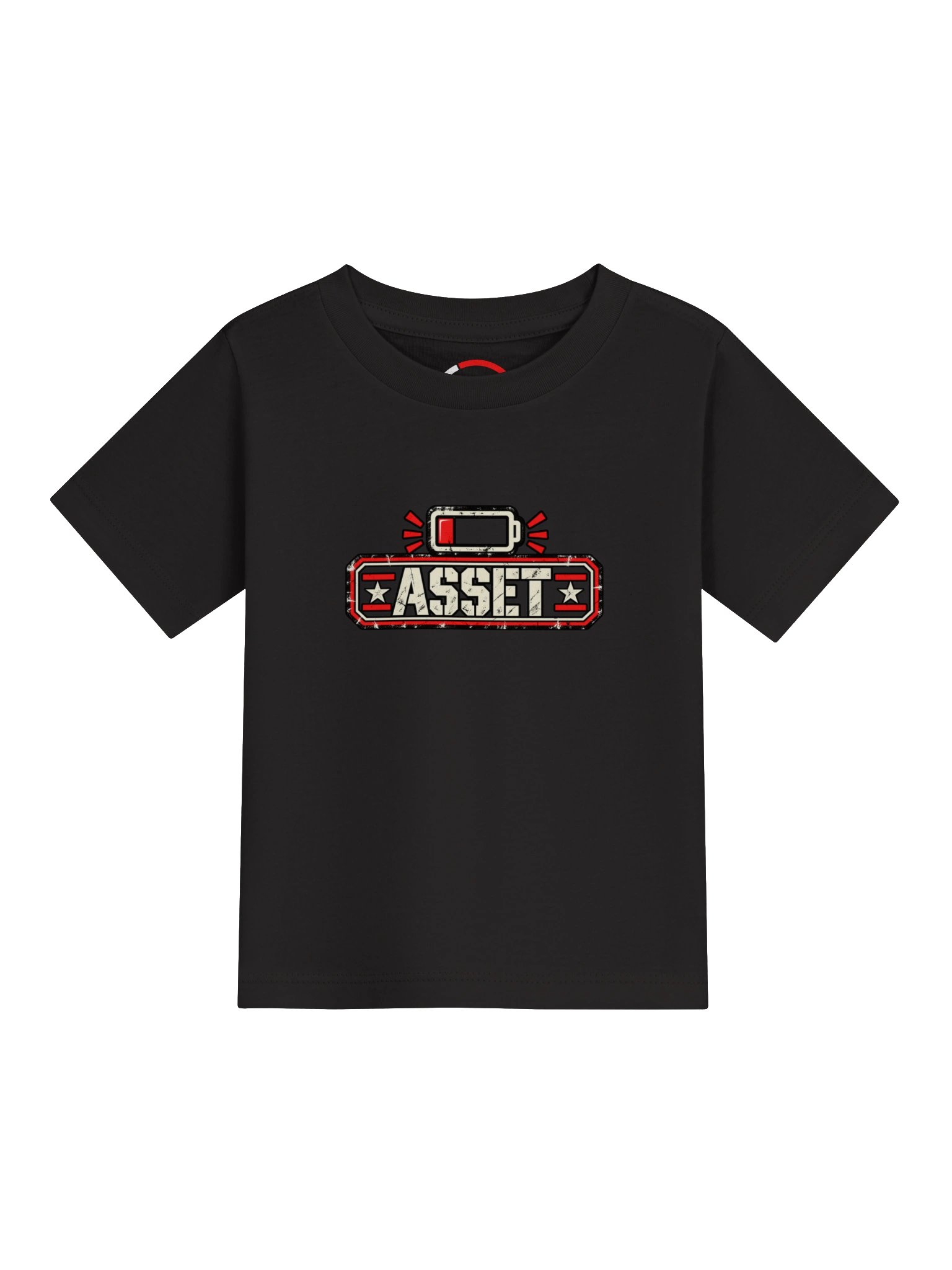 ASSET Baby T-Shirt | Funny Infant Graphic Tee | Matching Family Shirts | Exhausted Parental product image (1)