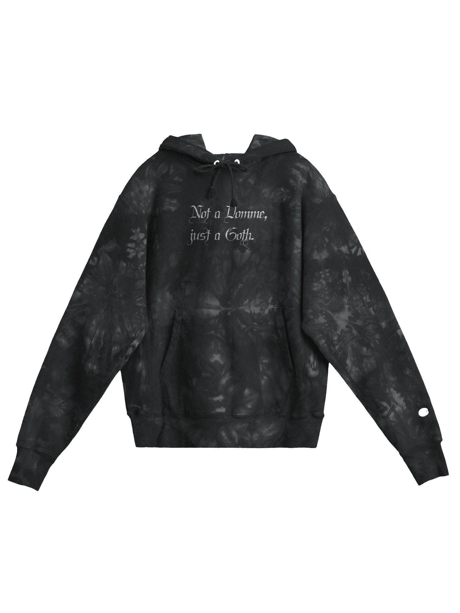 Not a Domme Tie-Dye Embroidered Hoodie product image (1)