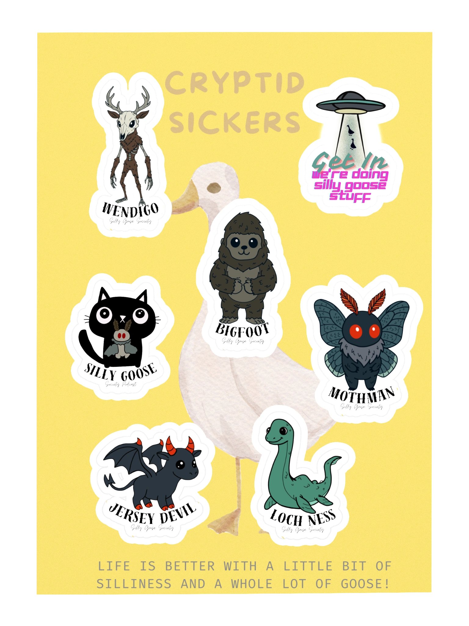 Cryptid Sticker Sheet product image (3)