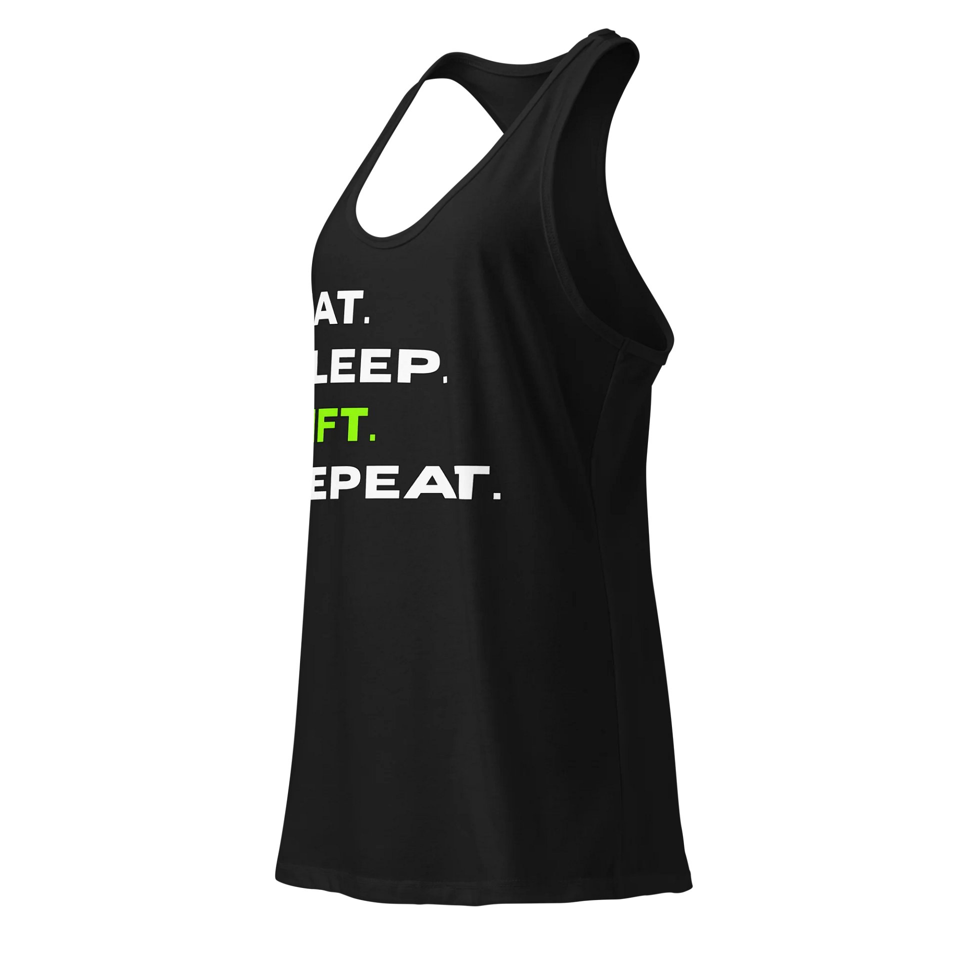 EAT. SLEEP. LIFT. REPEAT. Racerback Tank Top product image (3)