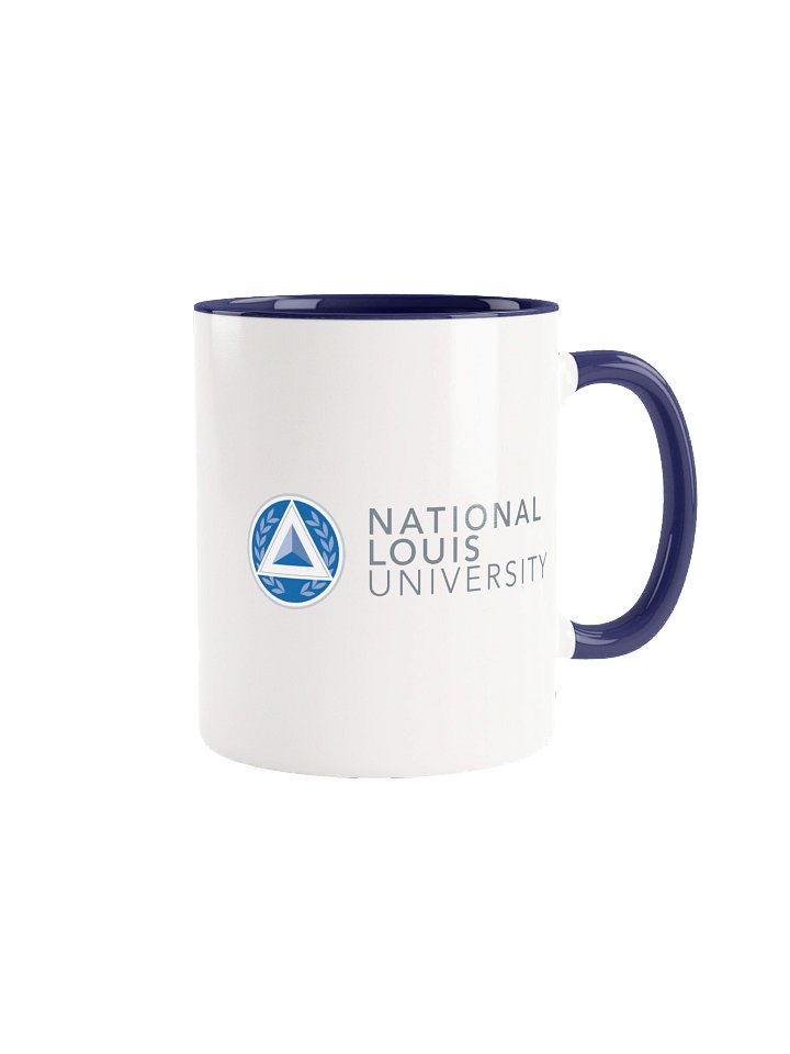 NLU Logo 11 oz Ceramic Mug - White and Navy product image (1)
