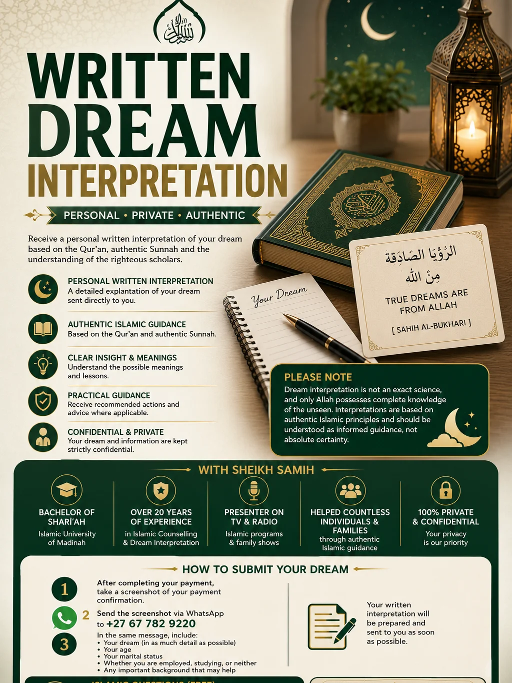 Written Dream Interpretation product image (1)