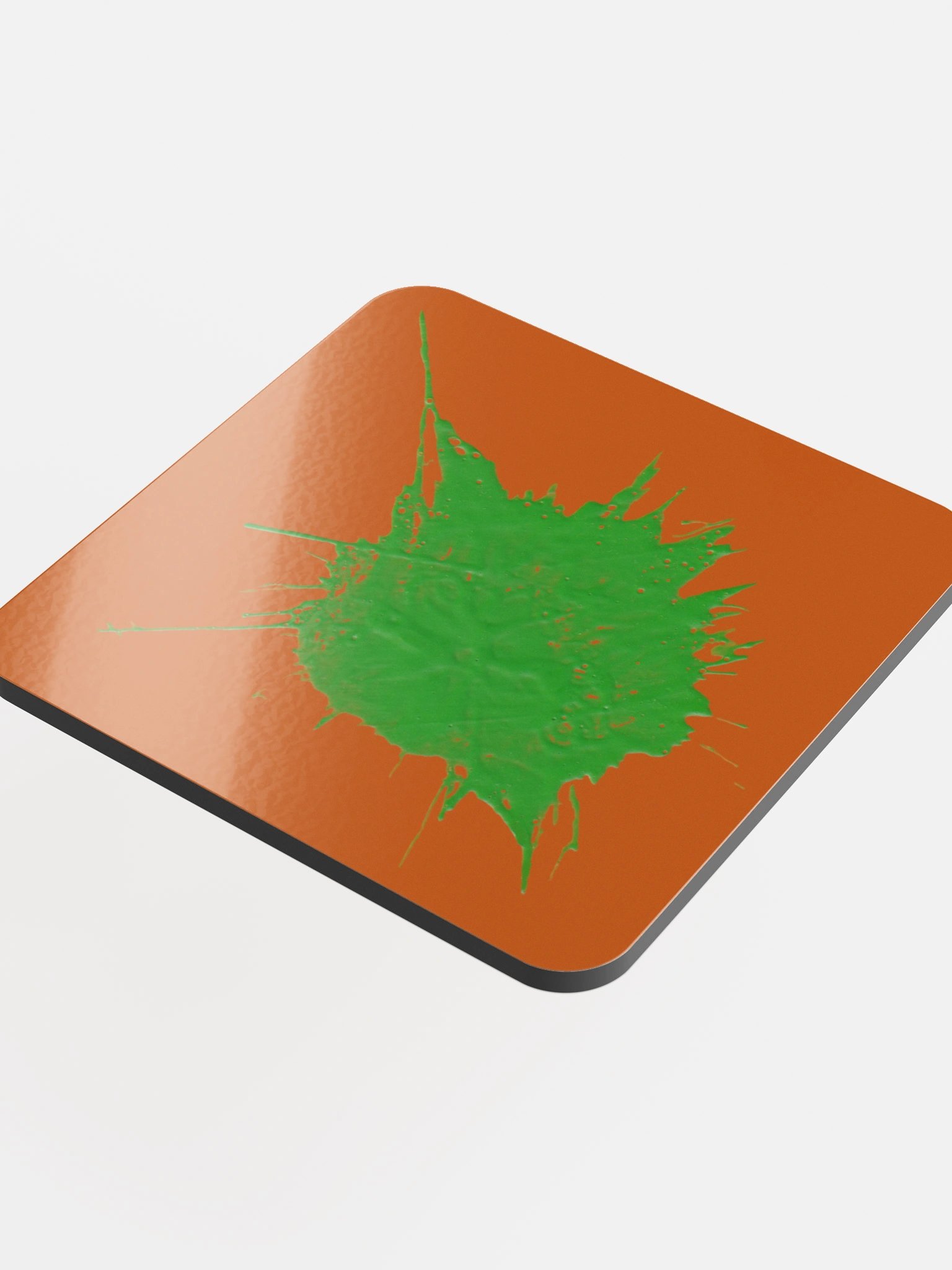 Nostalgic Green Splatter Coaster product image (4)