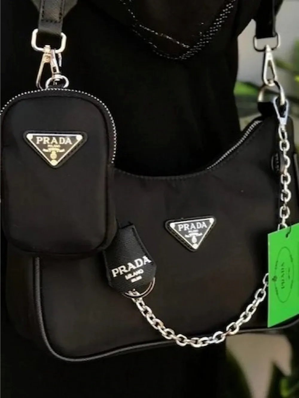 PRADA حقيبة نسائية برادا هاي كوالتي مصنوعة من قماش product image (3)