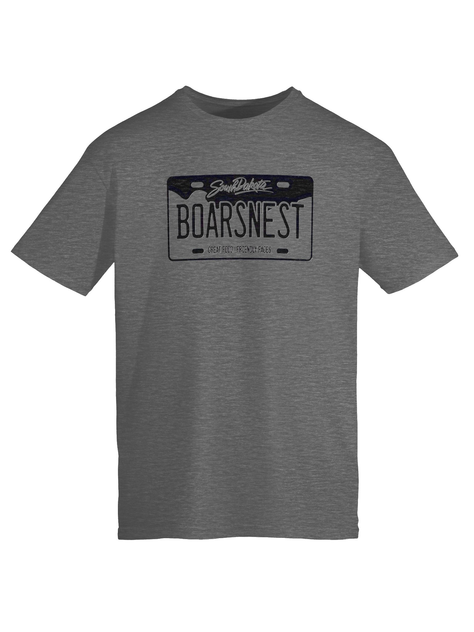 South Dakota Boar's Nest License Plate T-Shirt product image (76)
