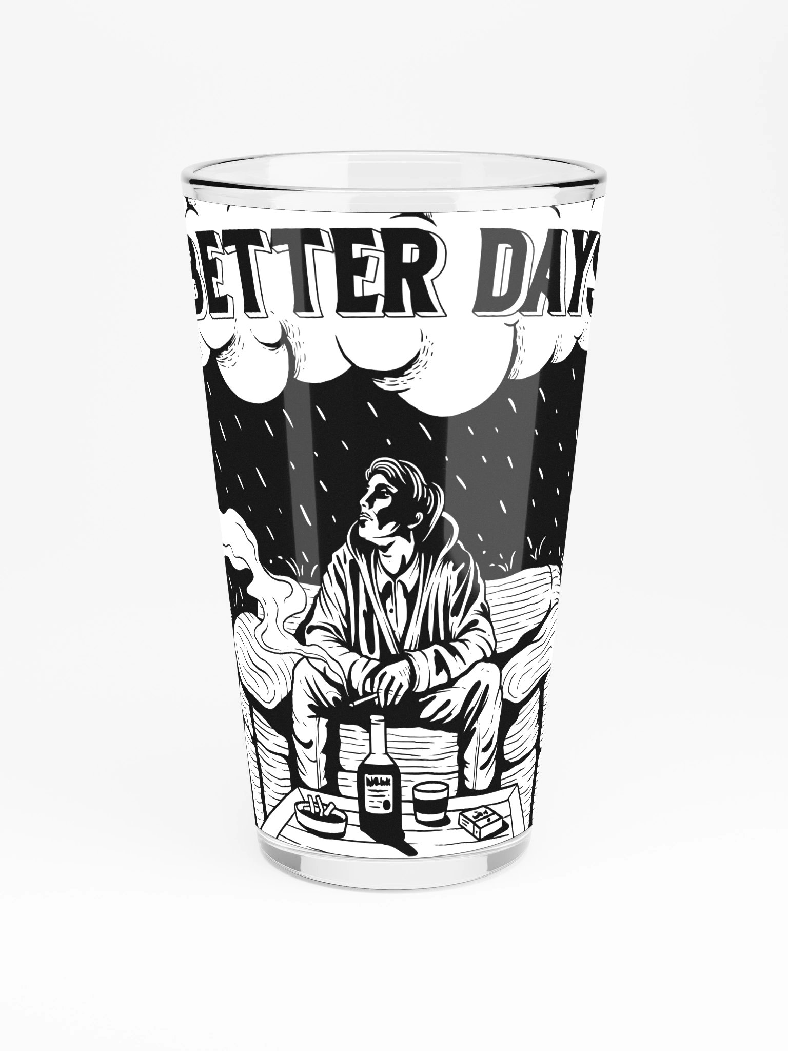 Better Days Pint Glass product image (3)
