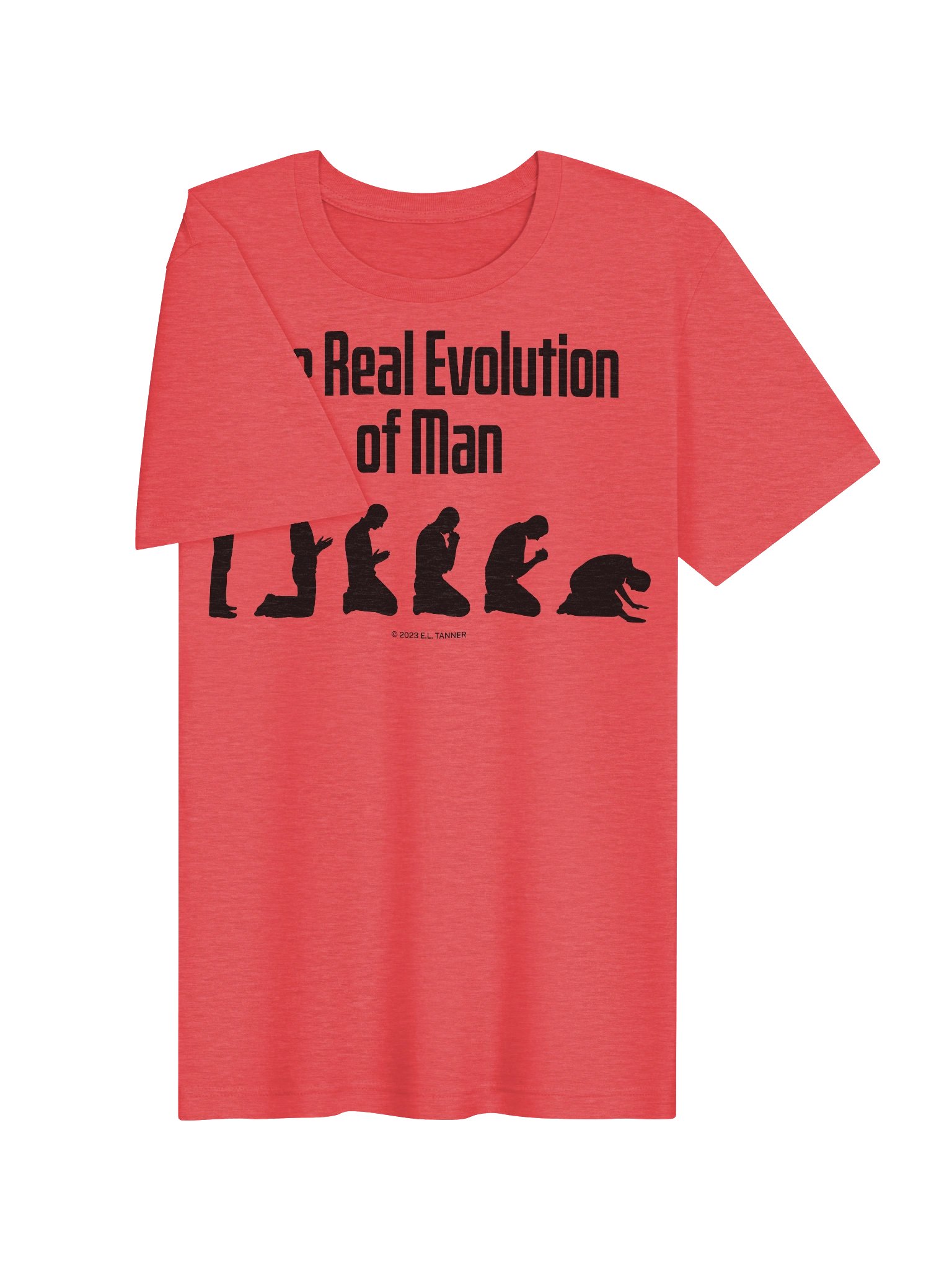 The Real Evolutionof Man Blk, T-Shirt product image (3)
