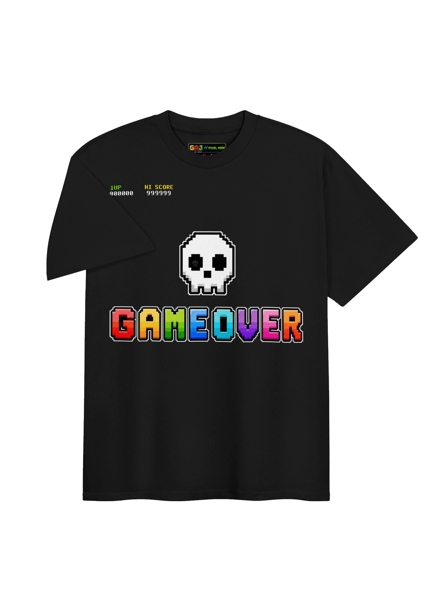 GAME OVER – Pixel Mode Tee - PREMIUM product image (3)