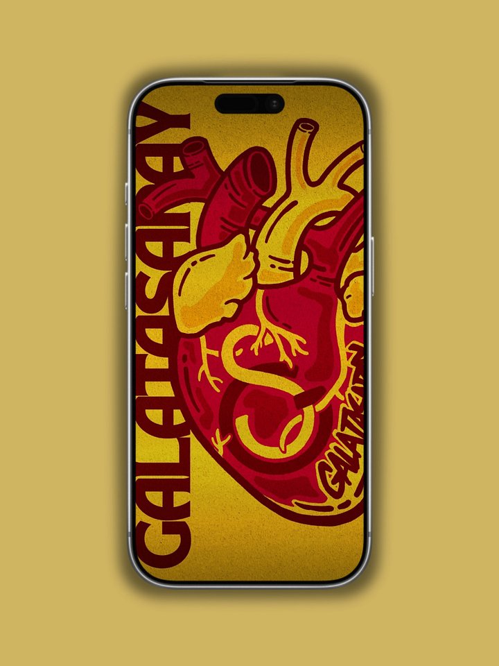 Galatasaray Heart Wallpaper product image (1)