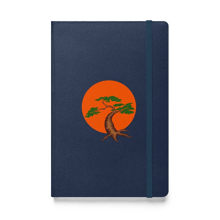 Bonsai Sunset Hardcover Notebook product image (1)