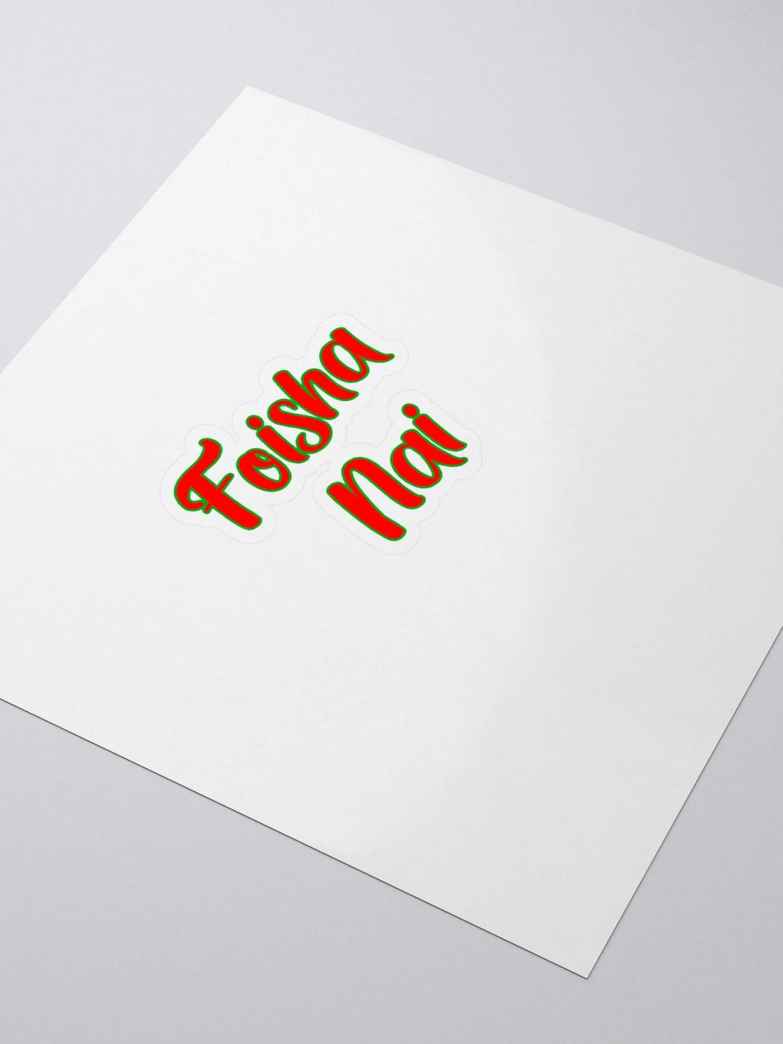 Foisha Nai Kiss Cut Stickers product image (3)