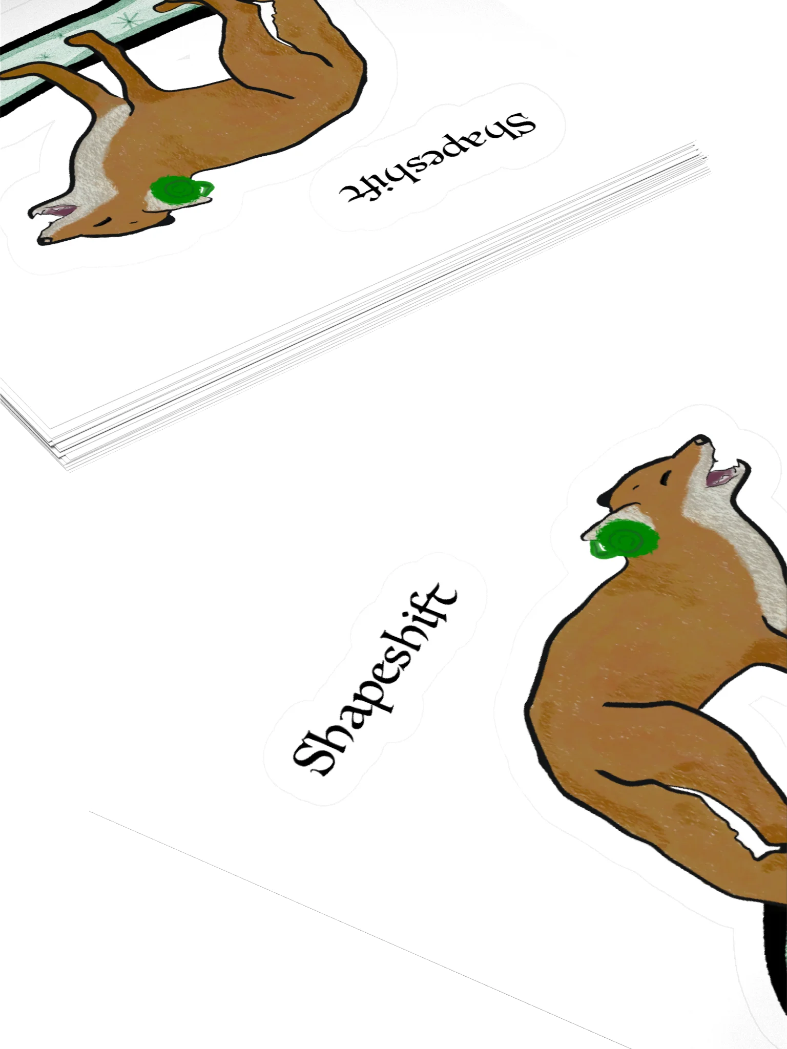 Shapeshift Fox Sticker product image (4)