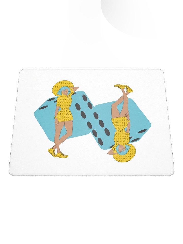 Dice Girl - Gaming Mouse Pad product image (1)