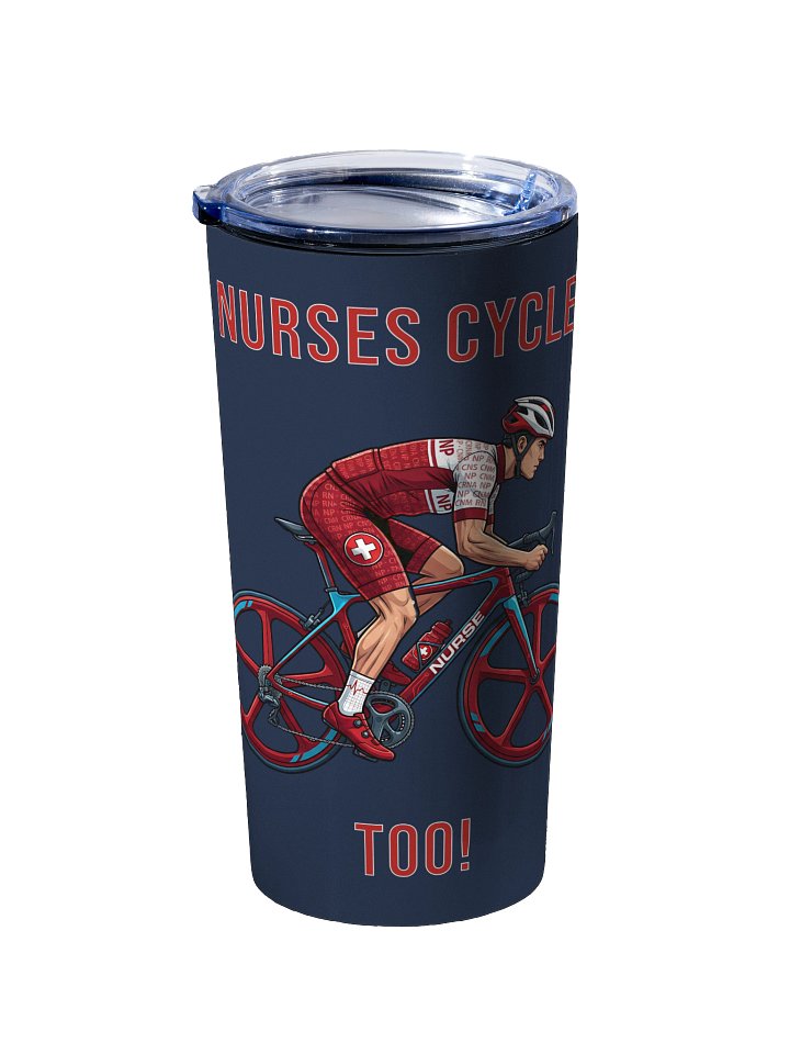 Nurse Athlete 20oz Tumbler | Mens Cycling Edition product image (2)