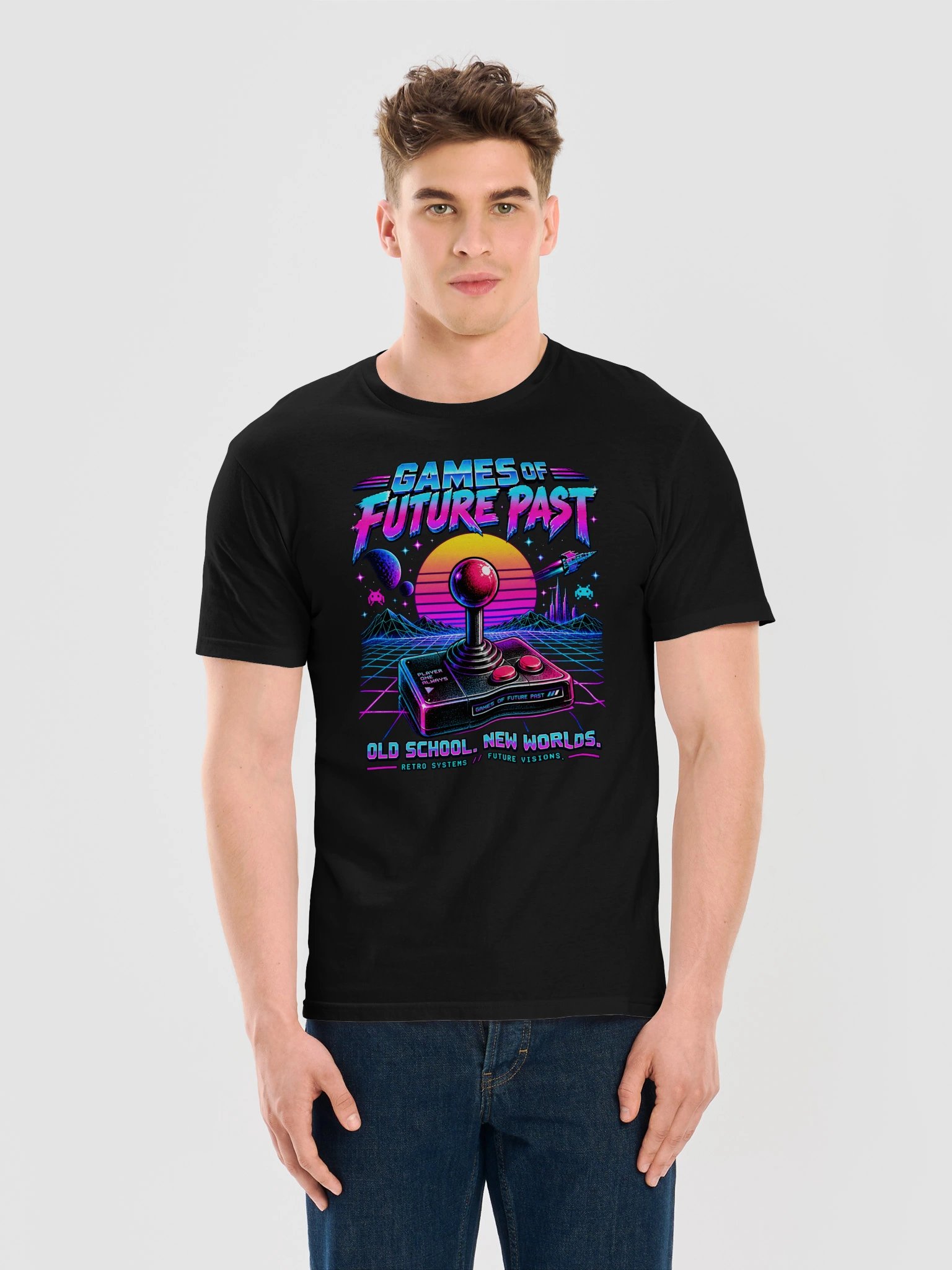 Games of Future Past Retro Arcade Tee product image (2)